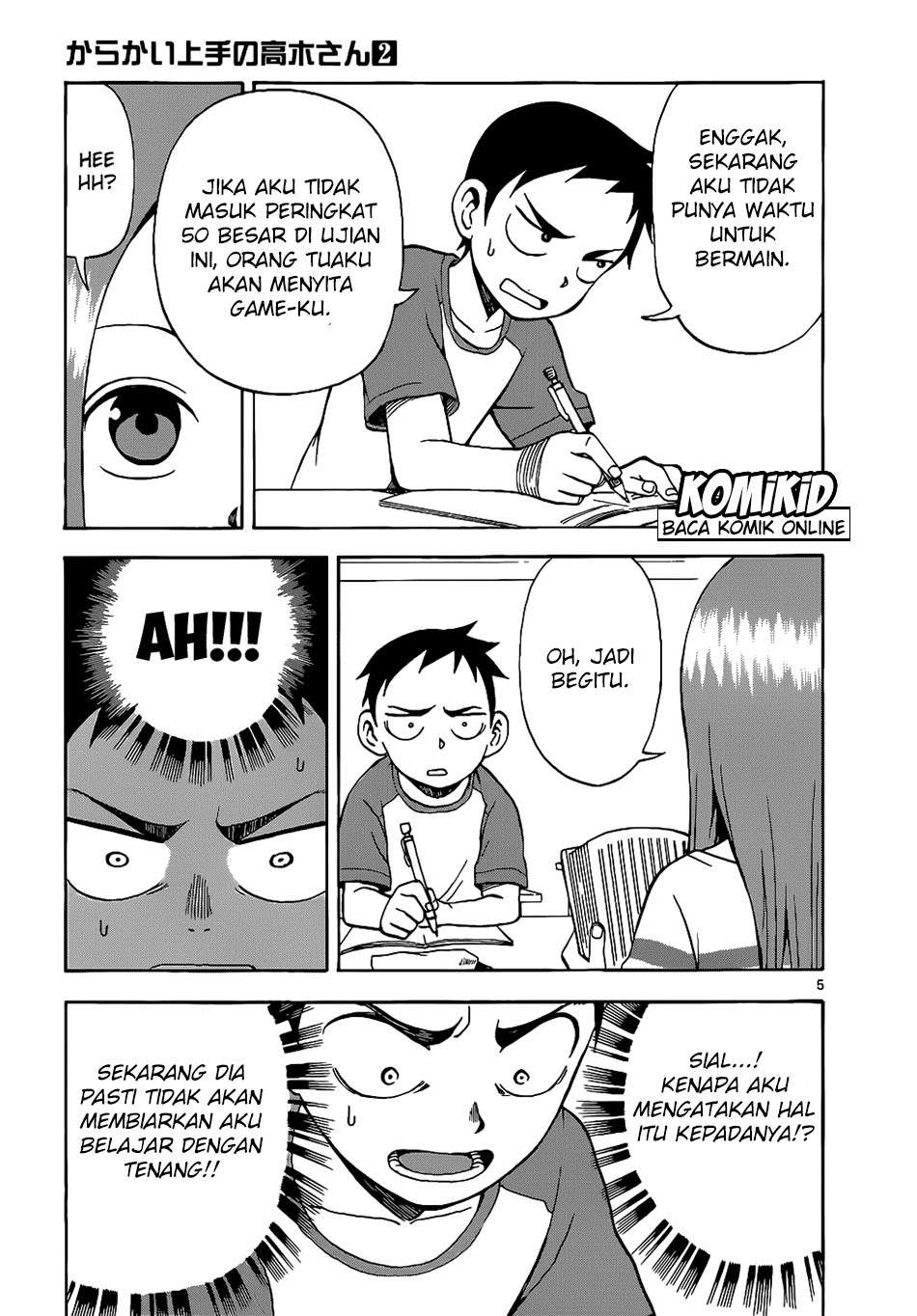 Karakai Jouzu no Takagi-san Chapter 11 Gambar 6