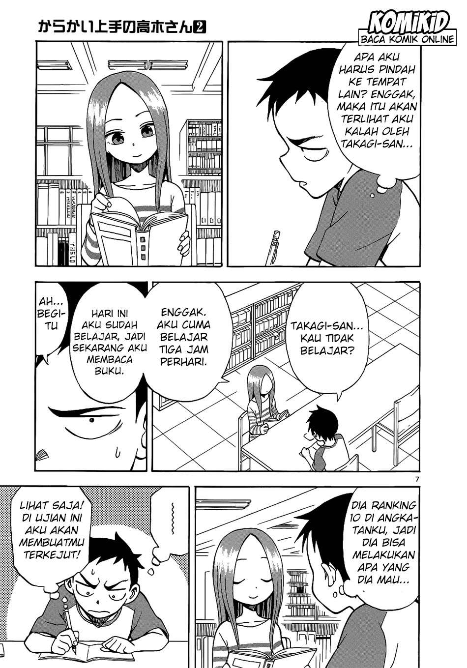 Karakai Jouzu no Takagi-san Chapter 11 Gambar 8