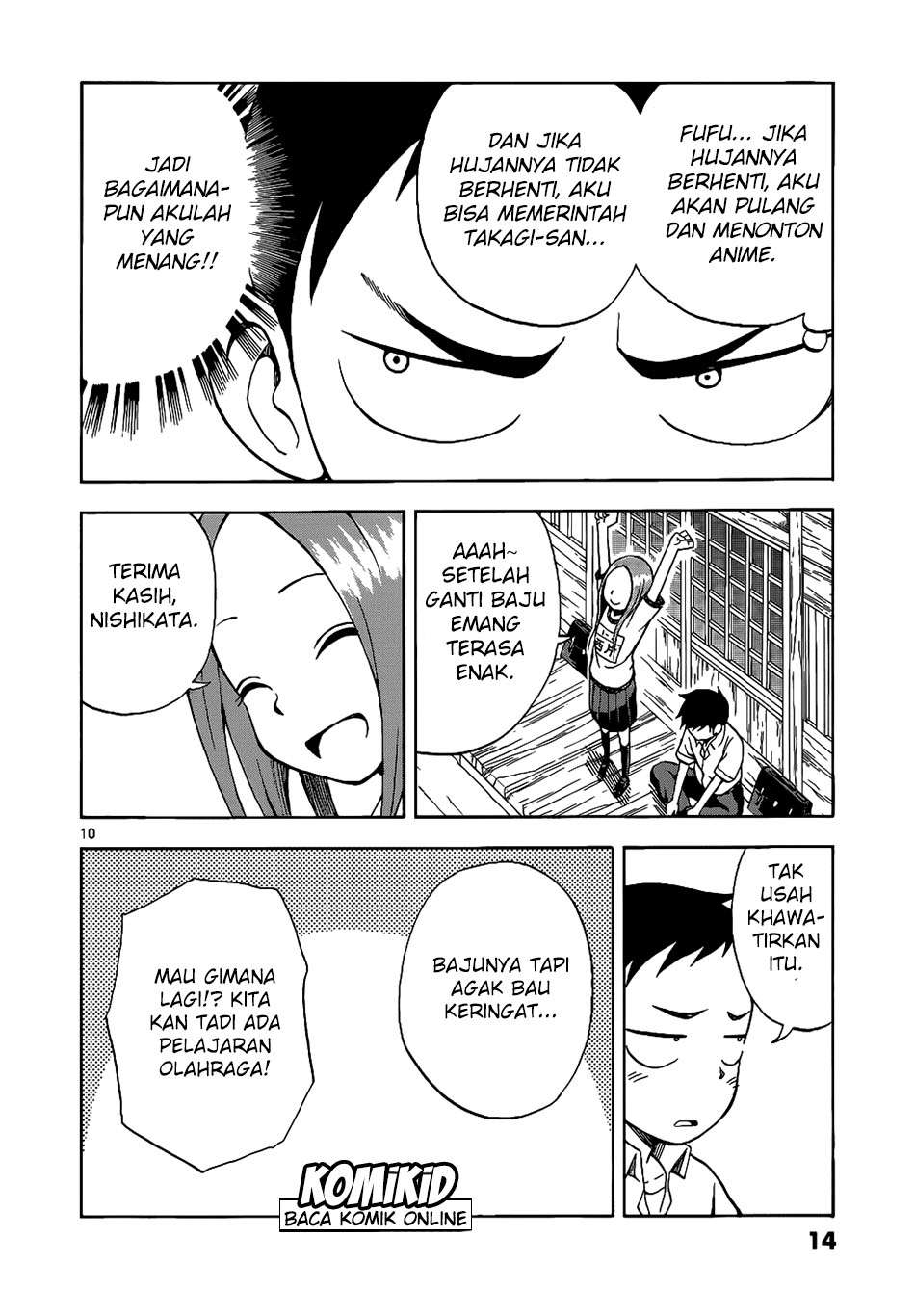 Karakai Jouzu no Takagi-san Chapter 10 Gambar 14