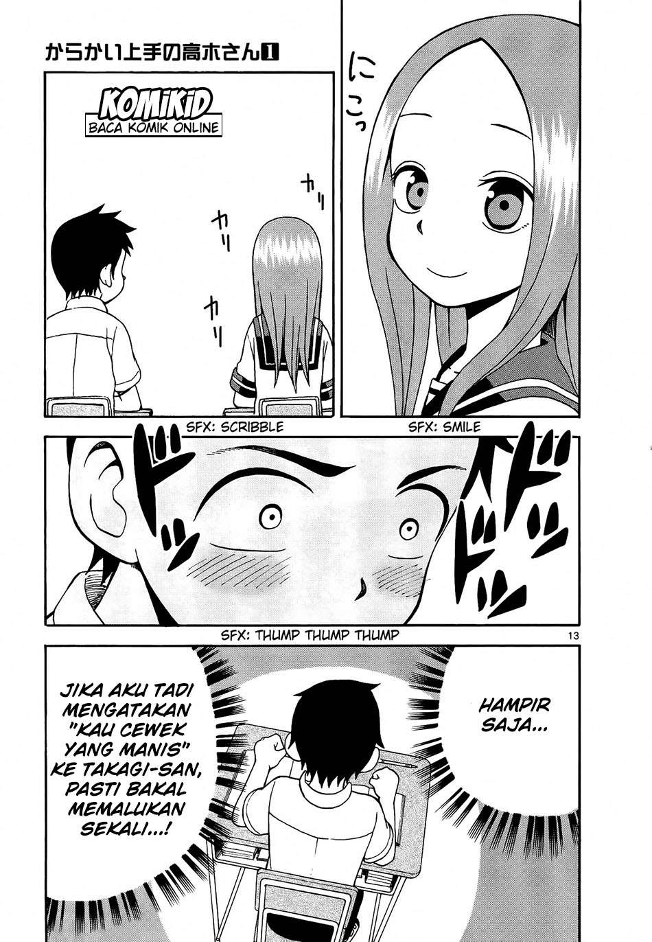 Karakai Jouzu no Takagi-san Chapter 8 Gambar 14