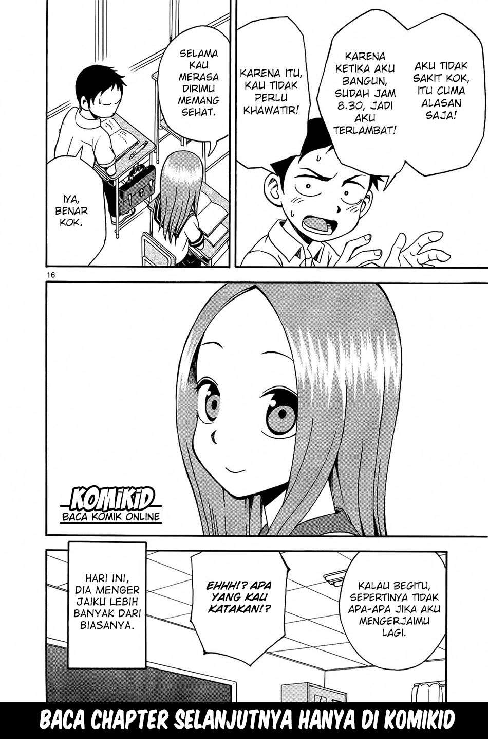 Karakai Jouzu no Takagi-san Chapter 8 Gambar 17