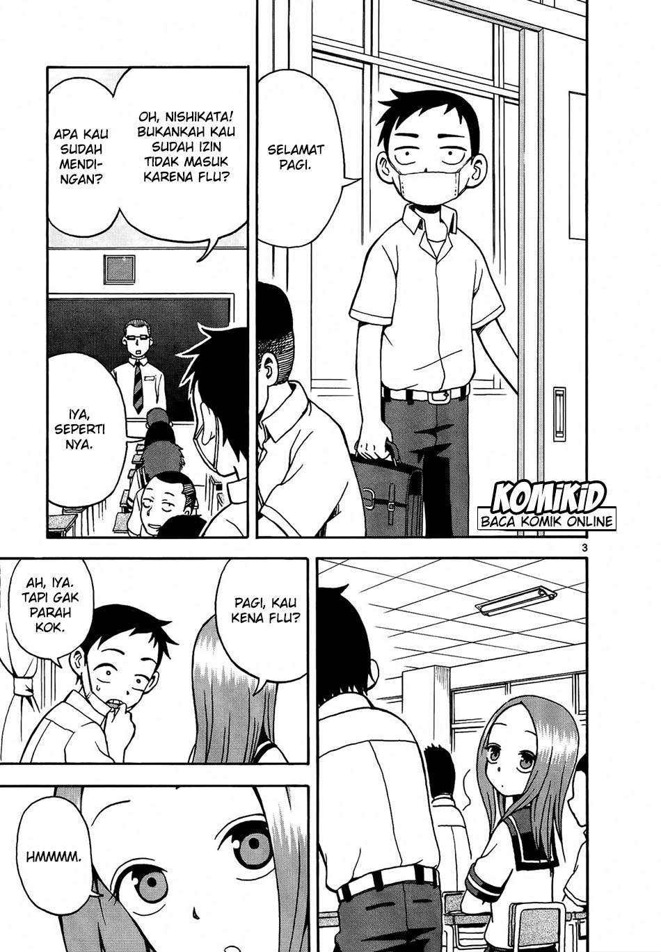 Karakai Jouzu no Takagi-san Chapter 8 Gambar 4