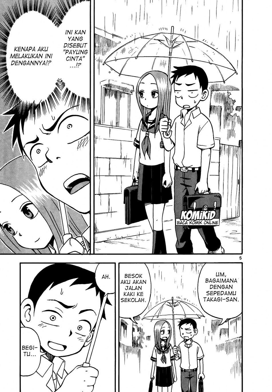 Karakai Jouzu no Takagi-san Chapter 7 Gambar 6