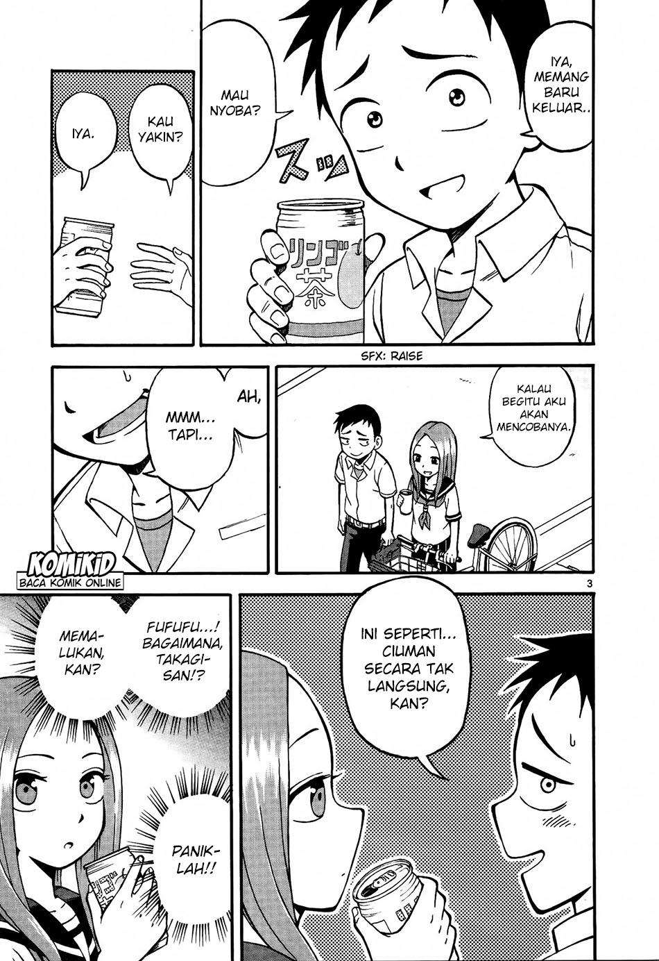Karakai Jouzu no Takagi-san Chapter 5 Gambar 4