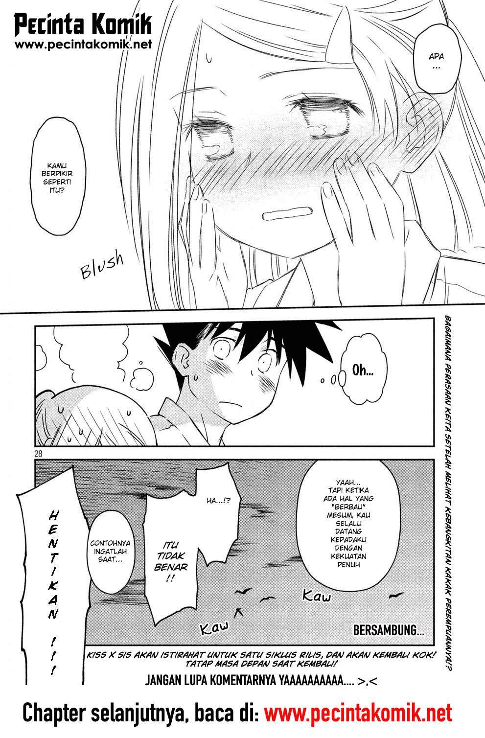 Kiss x Sis Chapter 128 Gambar 29