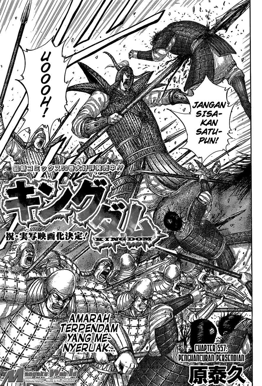 Kingdom Chapter 557 Gambar 3
