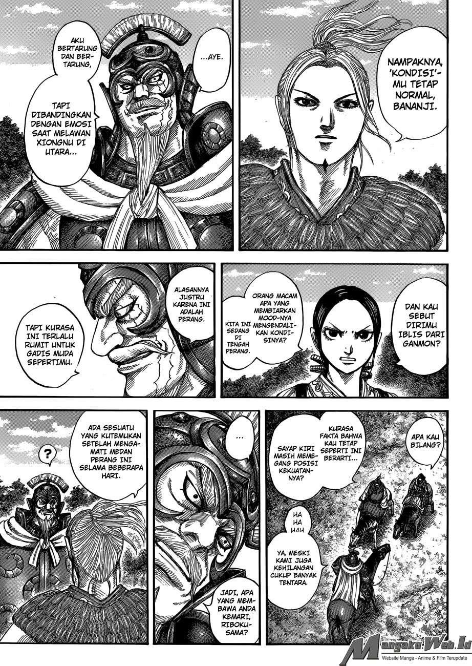 Kingdom Chapter 555 Gambar 19