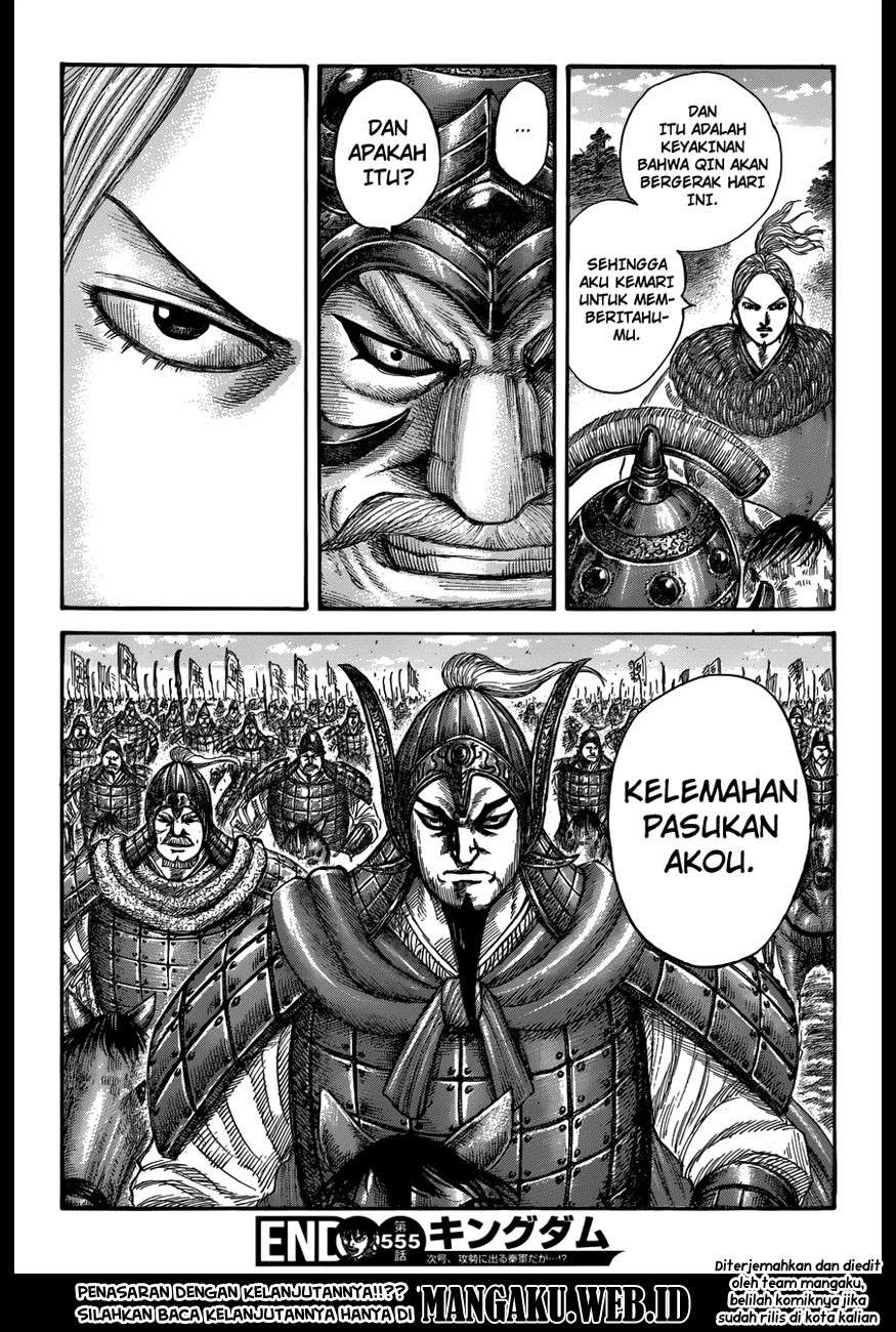 Kingdom Chapter 555 Gambar 20