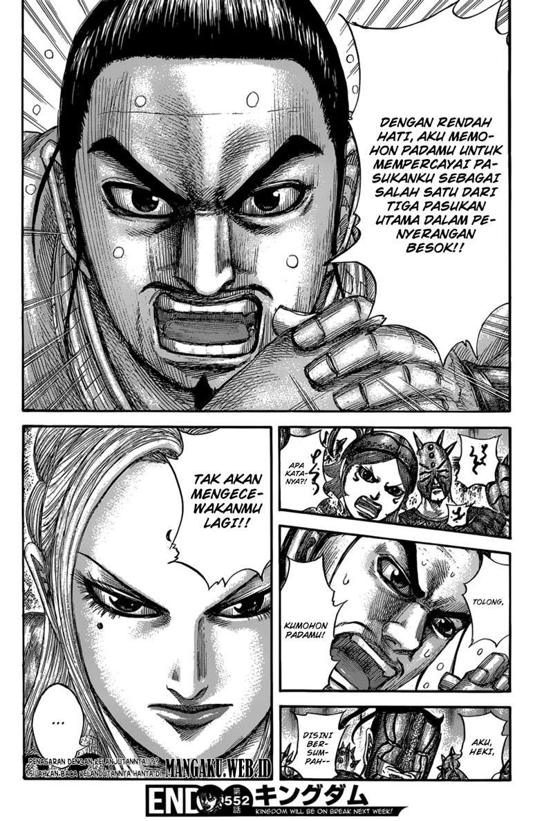 Kingdom Chapter 552 Gambar 19