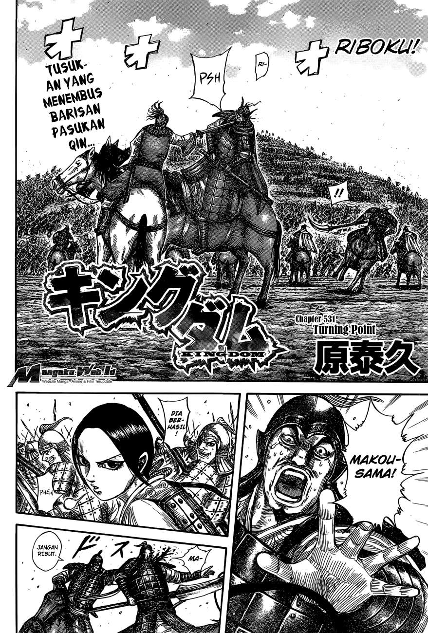 Kingdom Chapter 531 Gambar 3