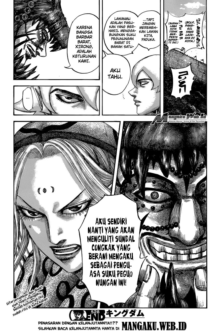 Kingdom Chapter 528 Gambar 18