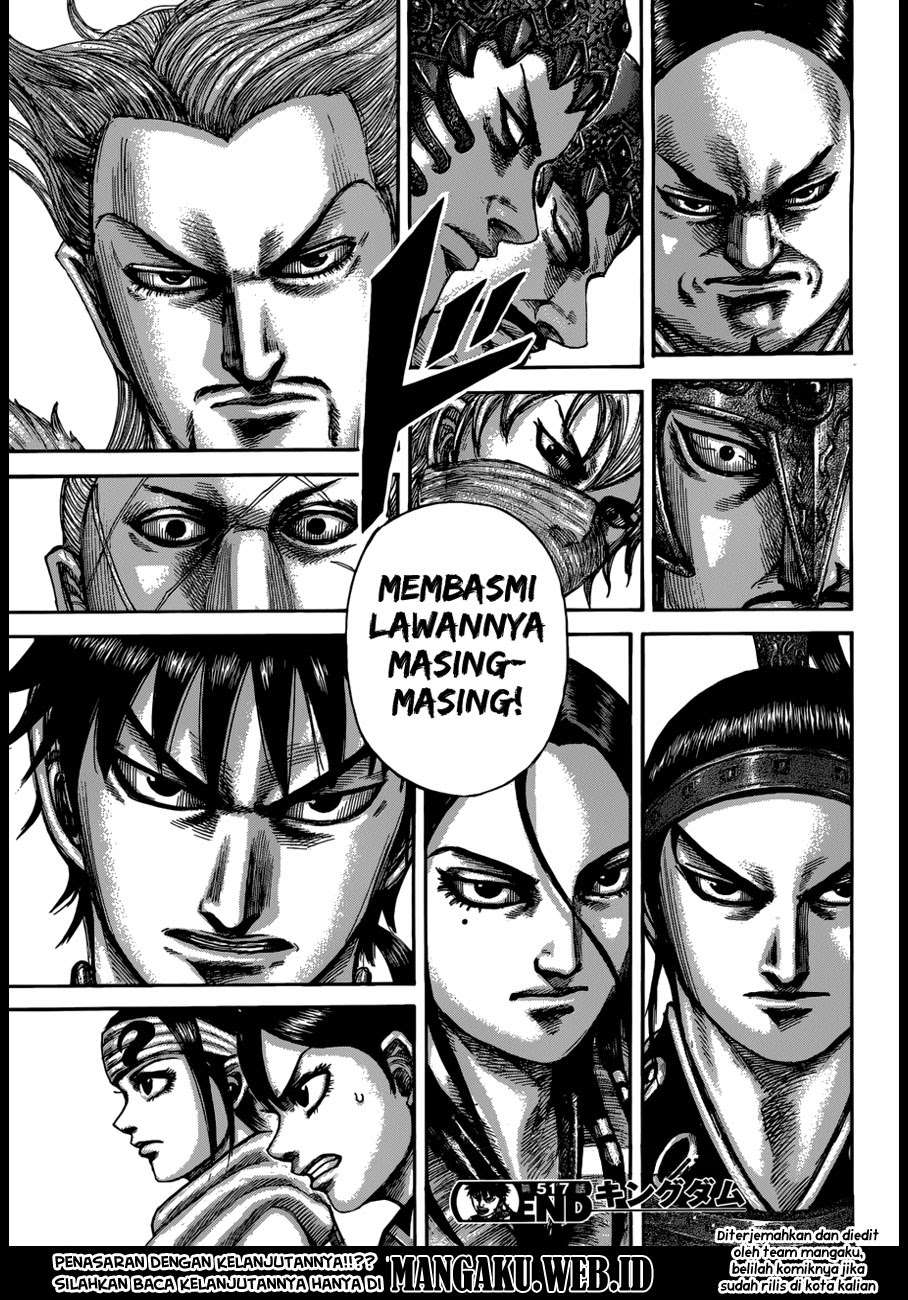 Kingdom Chapter 517 Gambar 20