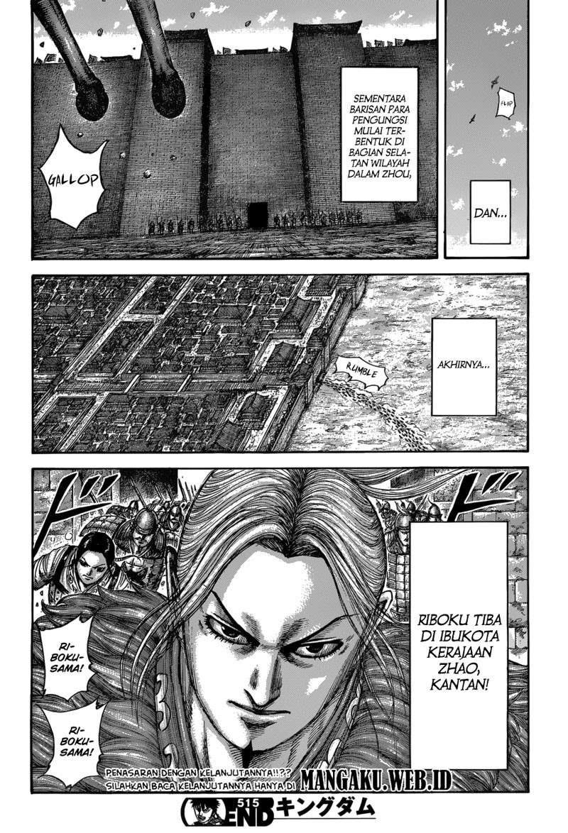 Kingdom Chapter 515 Gambar 19