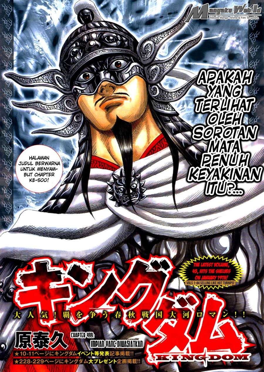 Manga Kingdom Chapter 499 gambar nomor 2