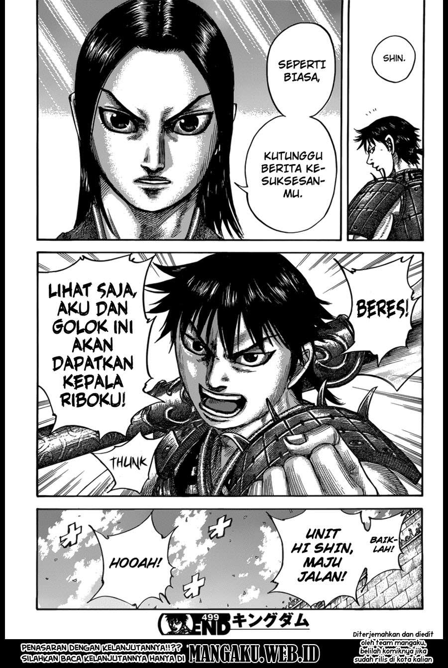 Kingdom Chapter 499 Gambar 20