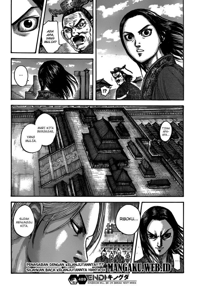 Kingdom Chapter 489 Gambar 19