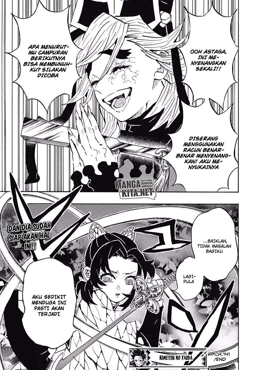 Kimetsu no Yaiba Chapter 141 Gambar 20