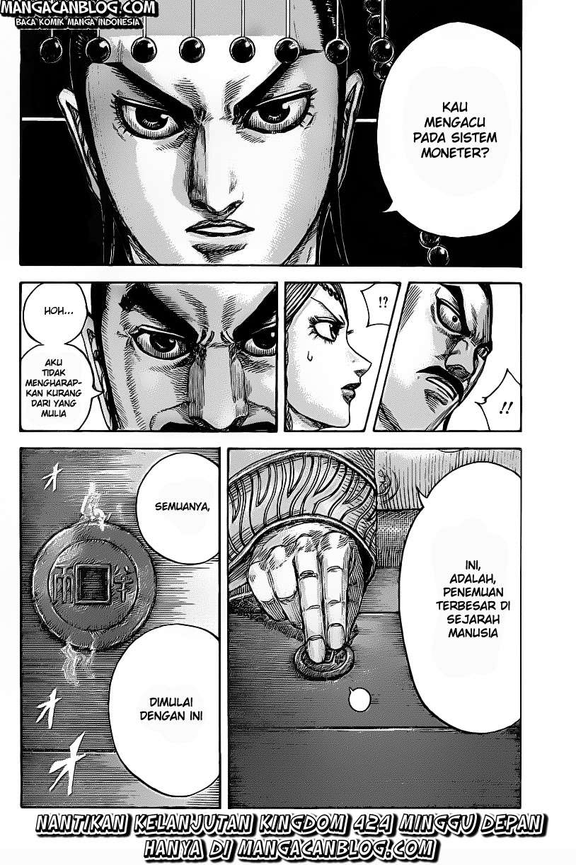 Kingdom Chapter 423 Gambar 18
