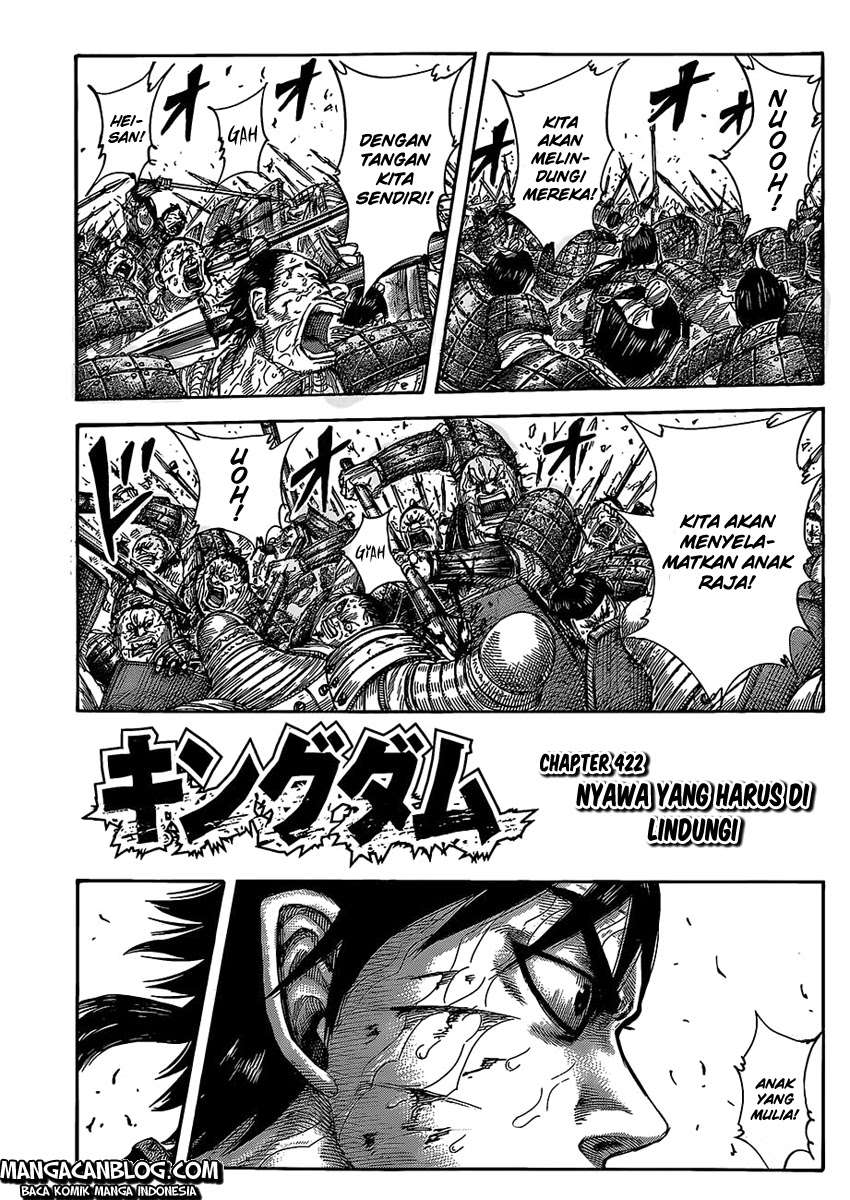 Komik Kingdom Chapter 422 gambar nomor 1