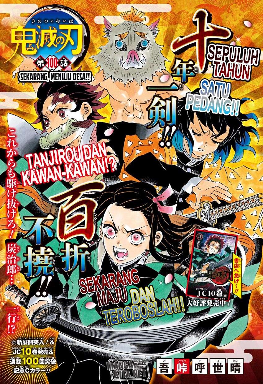 Baca Manga Kimetsu no Yaiba Chapter 100 Gambar 2