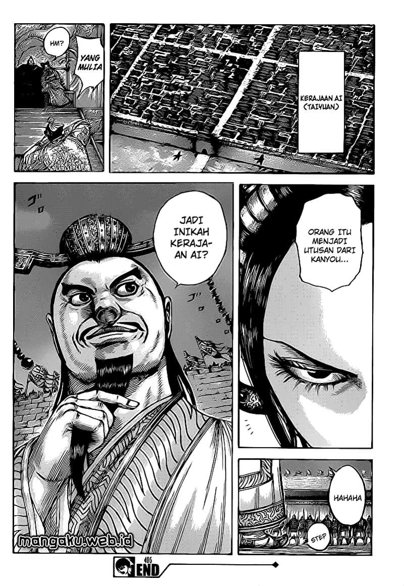 Kingdom Chapter 405 Gambar 17