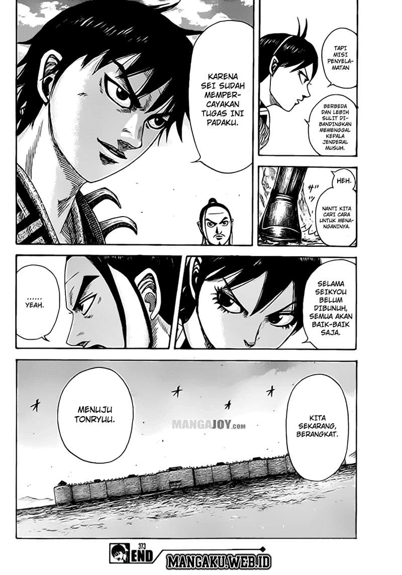 Kingdom Chapter 373 Gambar 17