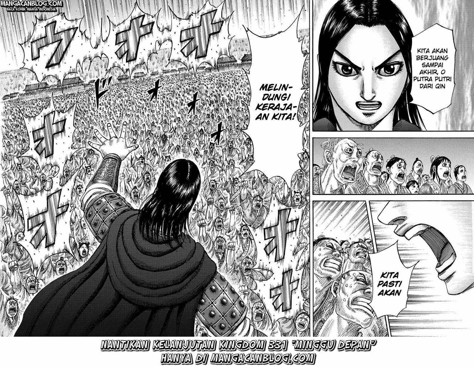 Kingdom Chapter 330 Gambar 19
