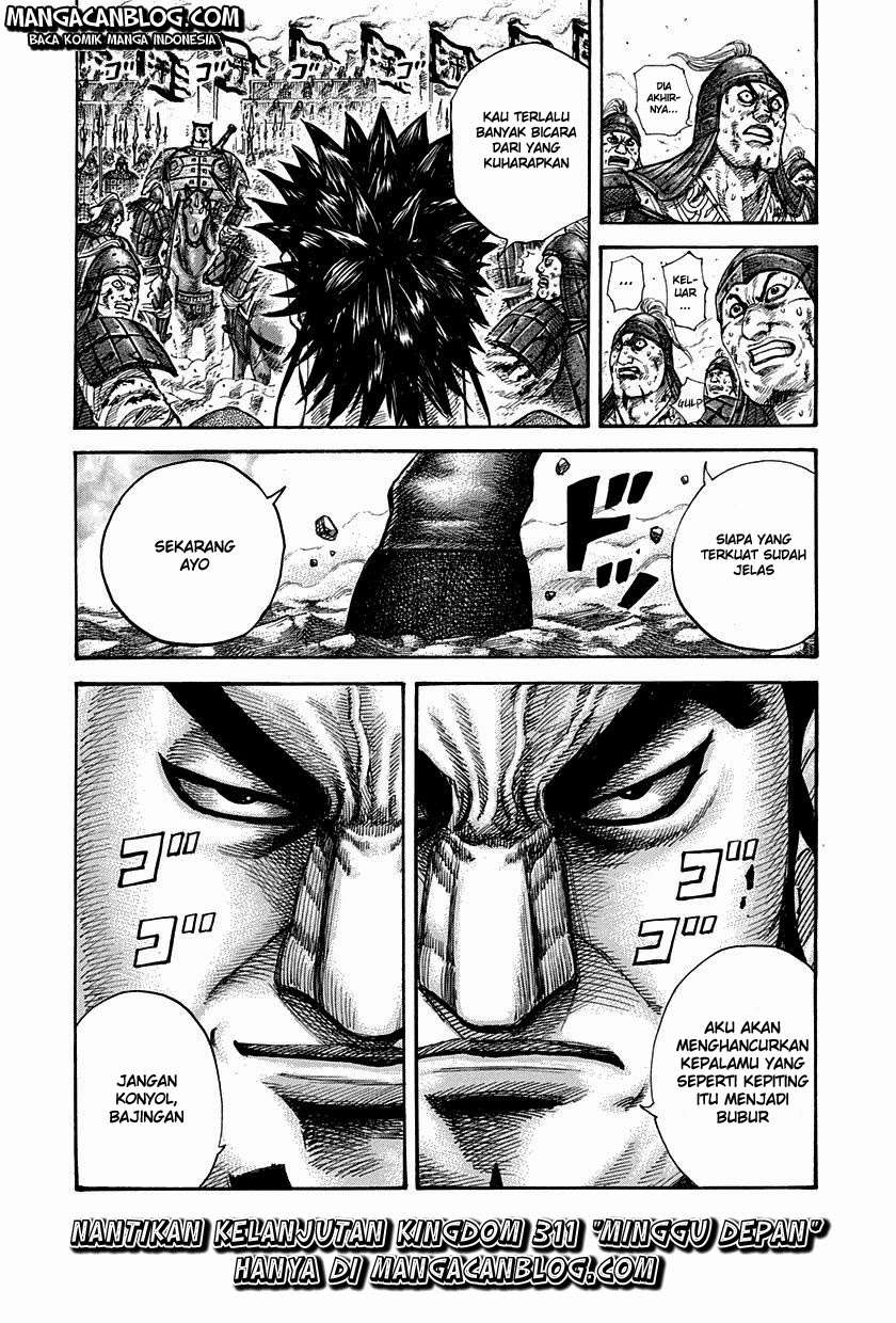 Kingdom Chapter 310 Gambar 17