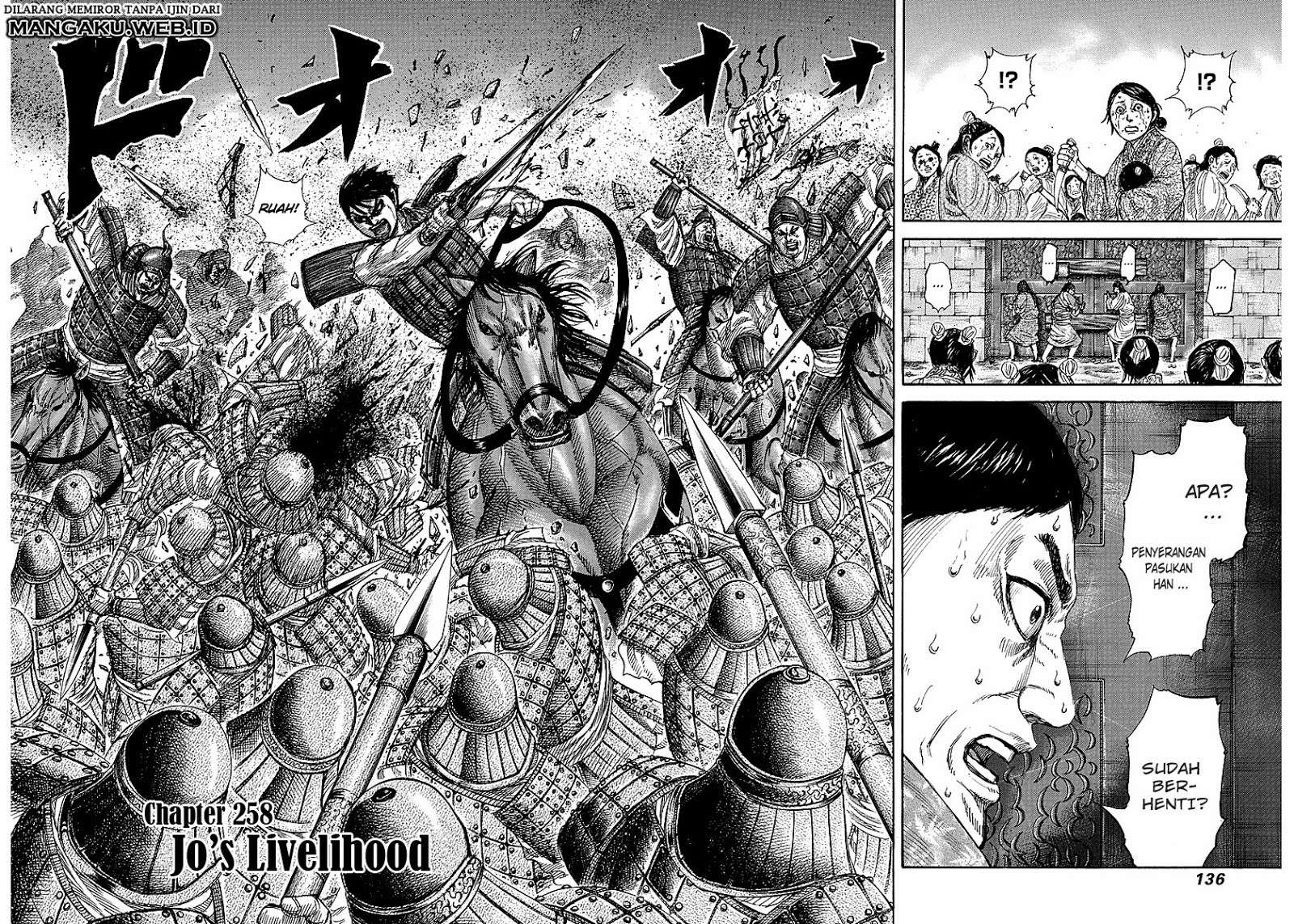 Manga Kingdom Chapter 258 gambar nomor 2