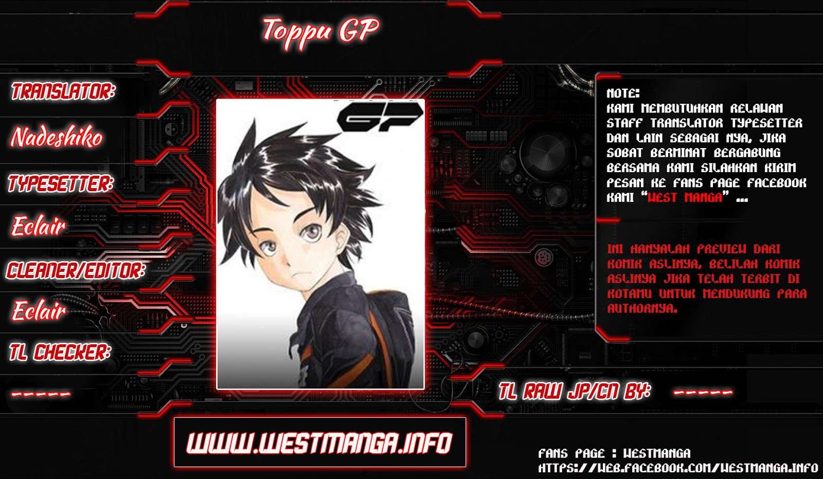 Baca Manga Toppu GP Chapter 3 Gambar 2