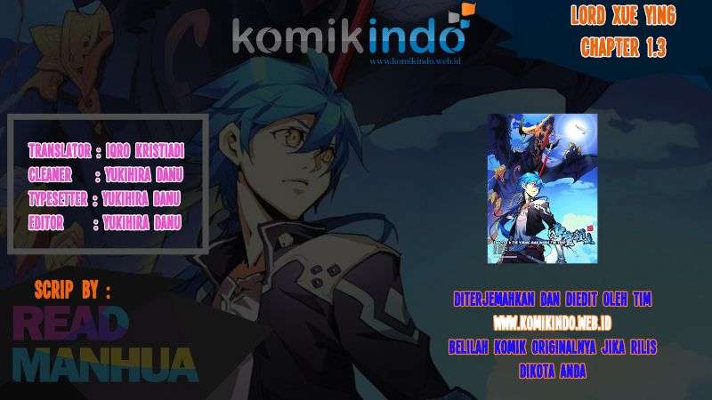 Baca Komik Lord Xue Ying Chapter 1.3 Gambar 1