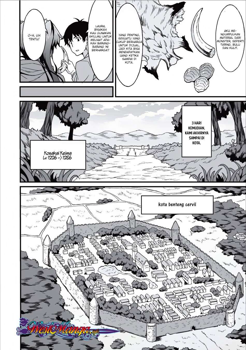 Taberu dake de Level-Up! Damegami to Issho ni Isekai Musou Chapter 4 Gambar 5