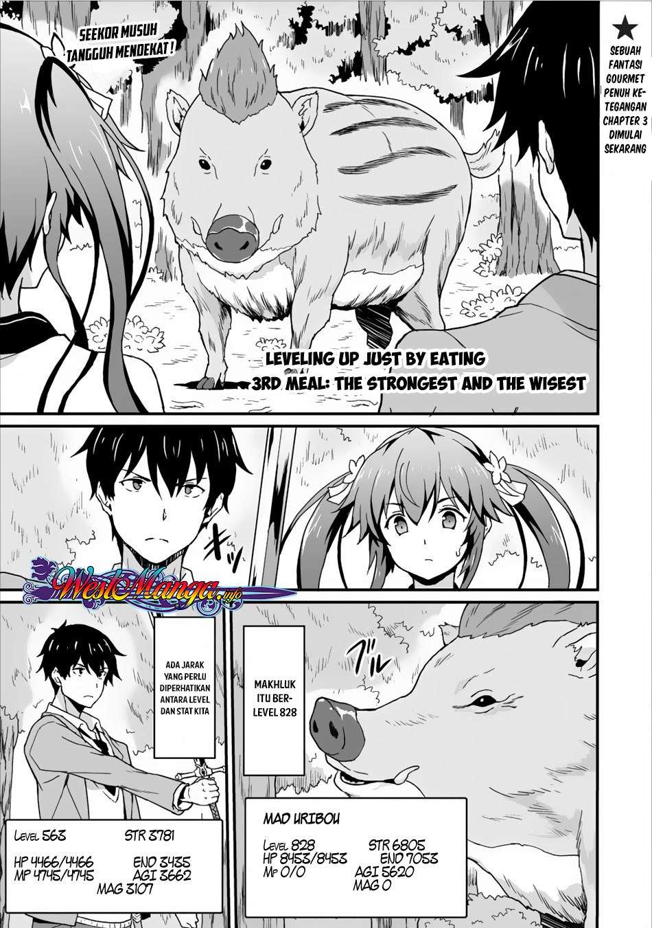Baca Manga Taberu dake de Level-Up! Damegami to Issho ni Isekai Musou Chapter 3 Gambar 2