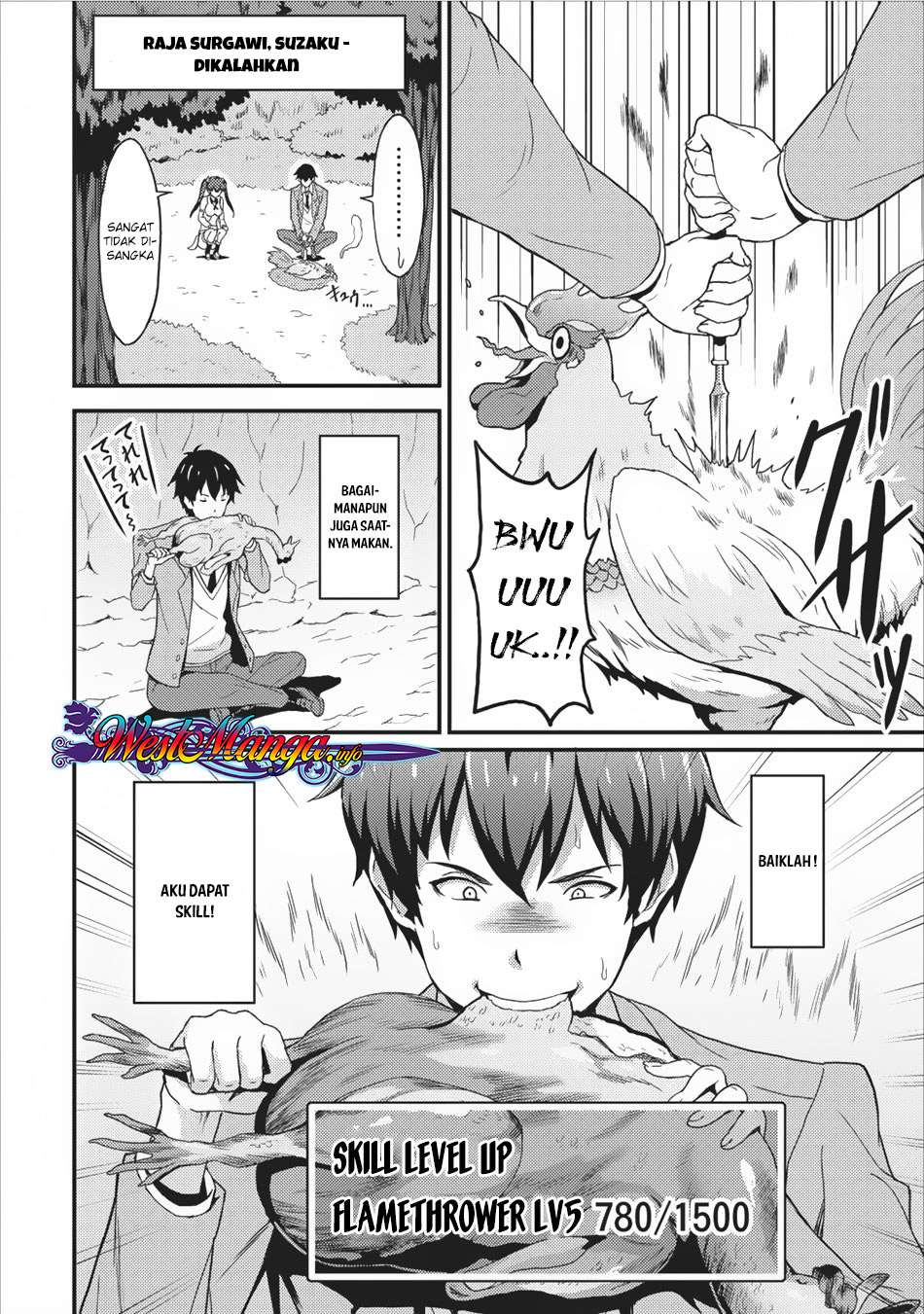 Taberu dake de Level-Up! Damegami to Issho ni Isekai Musou Chapter 2 Gambar 22