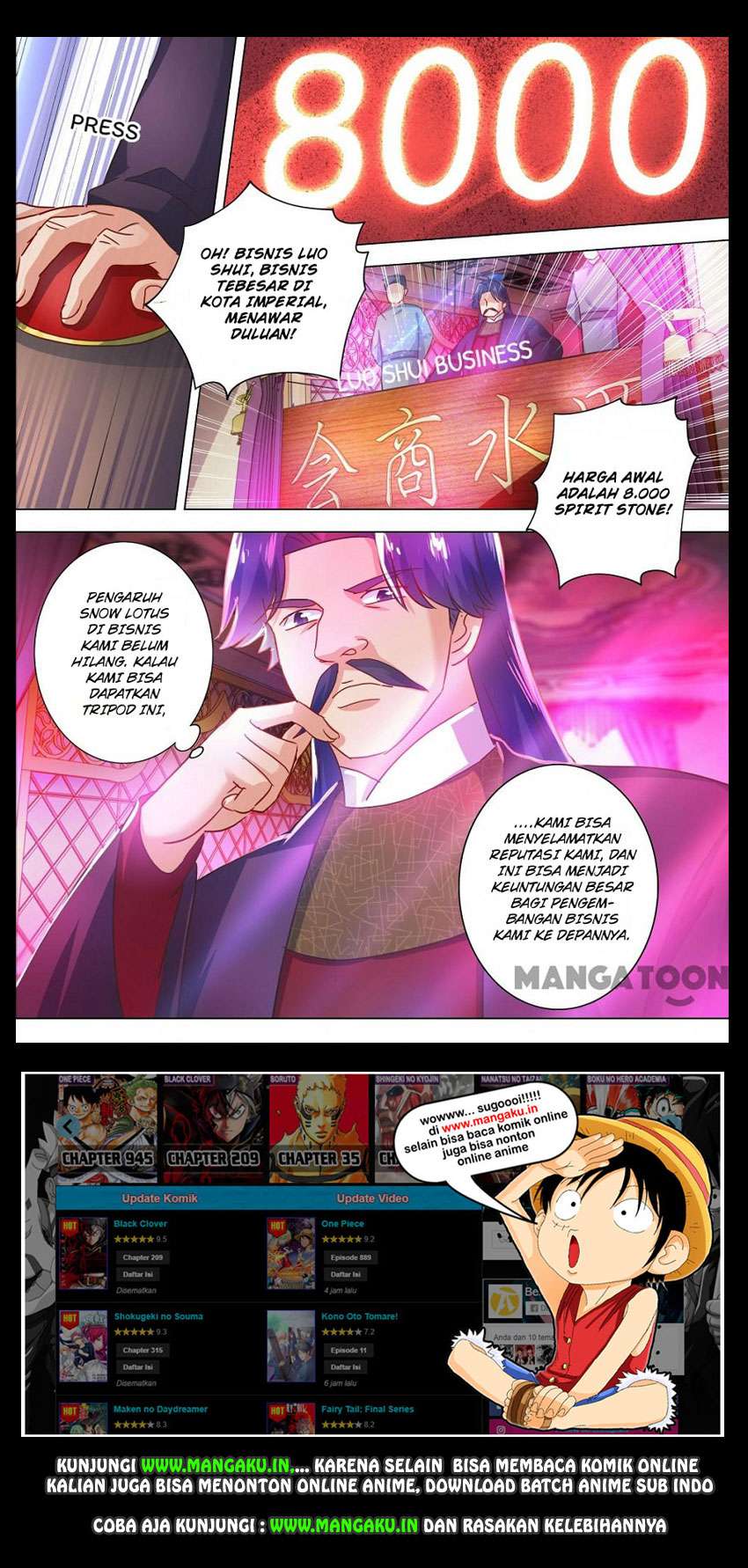 Baca Manhua Spirit Sword Sovereign Chapter 204 Gambar 2