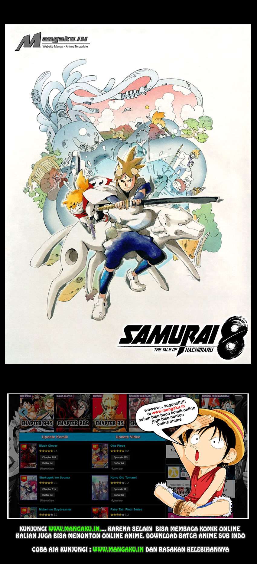 Baca Manga Samurai 8: Tales of Hachimaru Chapter 13 Gambar 2