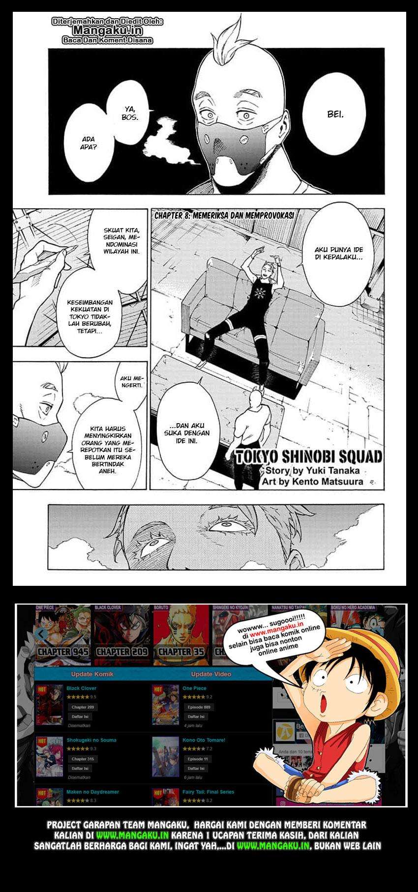 Baca Manga Tokyo Shinobi Squad Chapter 8 Gambar 2