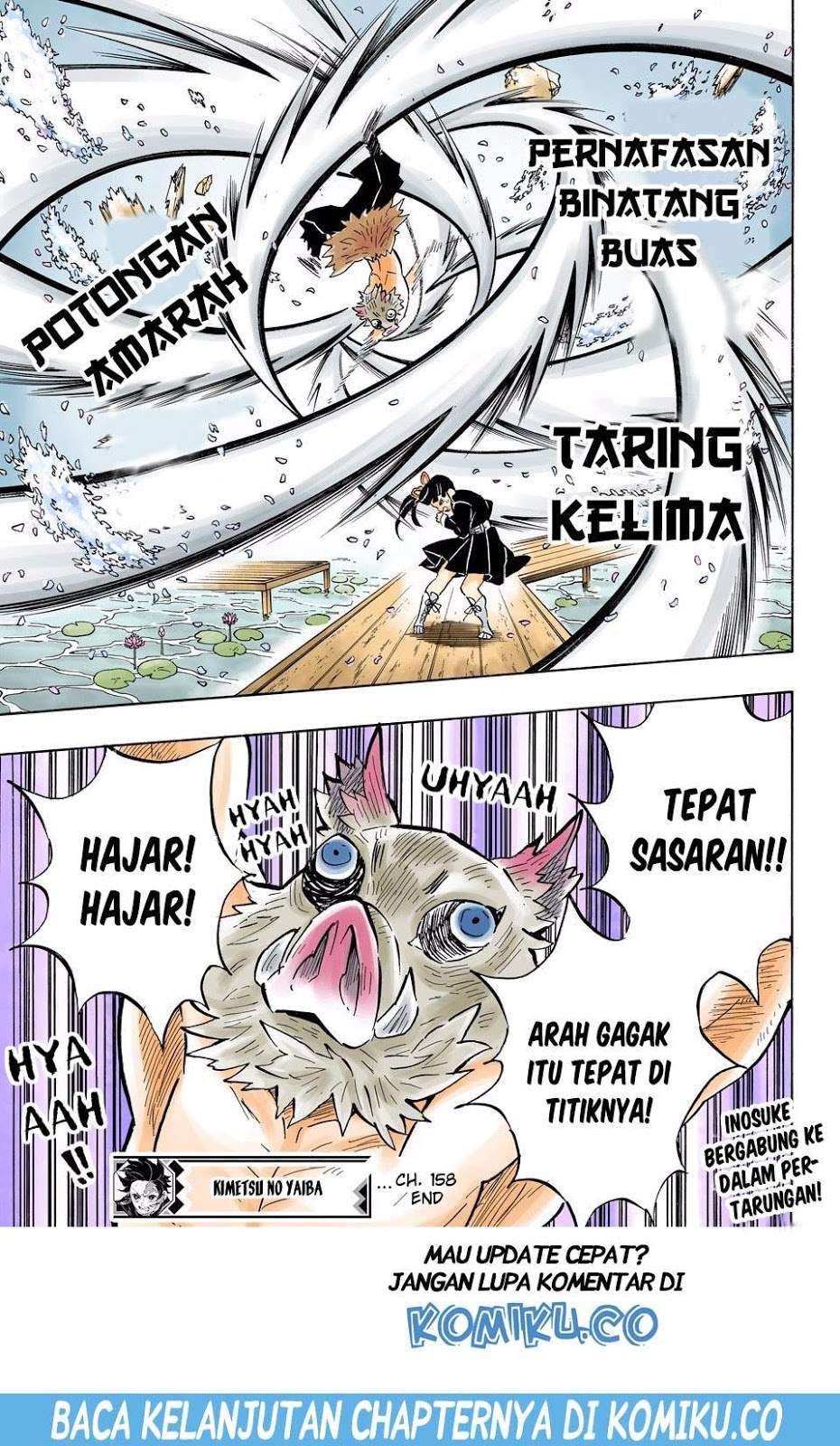 Kimetsu no Yaiba Chapter 158 Gambar 20