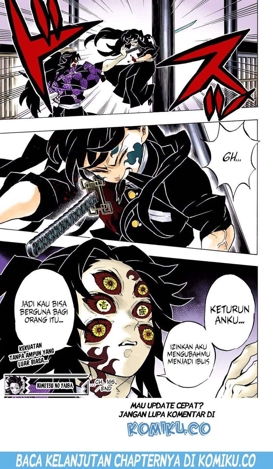 Kimetsu no Yaiba Chapter 165 Gambar 19