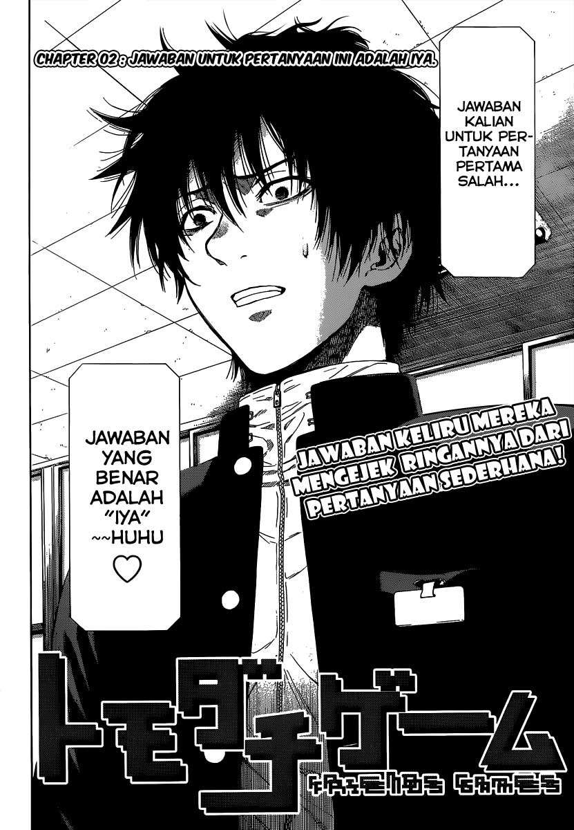 Baca Komik Tomodachi Game Chapter 2 Gambar 1
