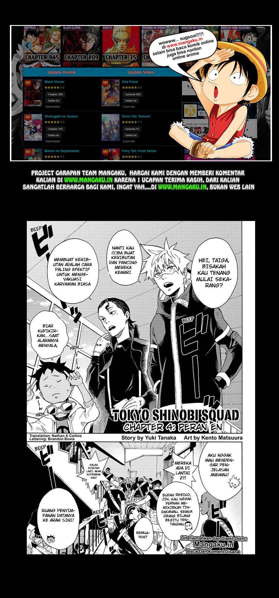 Baca Manga Tokyo Shinobi Squad Chapter 4 Gambar 2