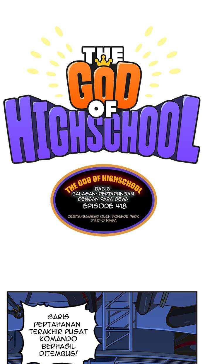 Baca Komik The God of High School Chapter 418 Gambar 1