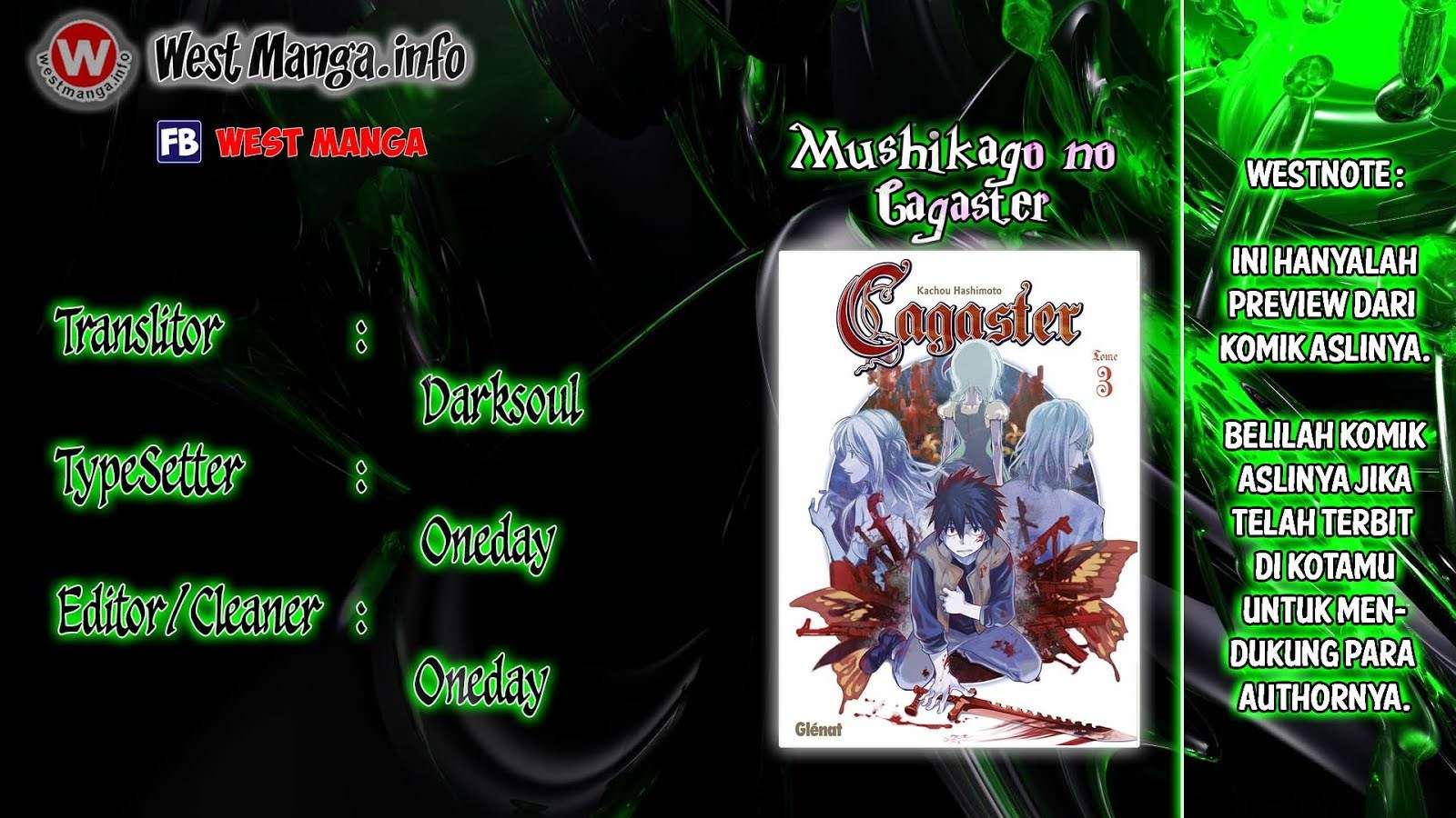 Baca Manga Mushikago no Cagaster Chapter 2 Gambar 2