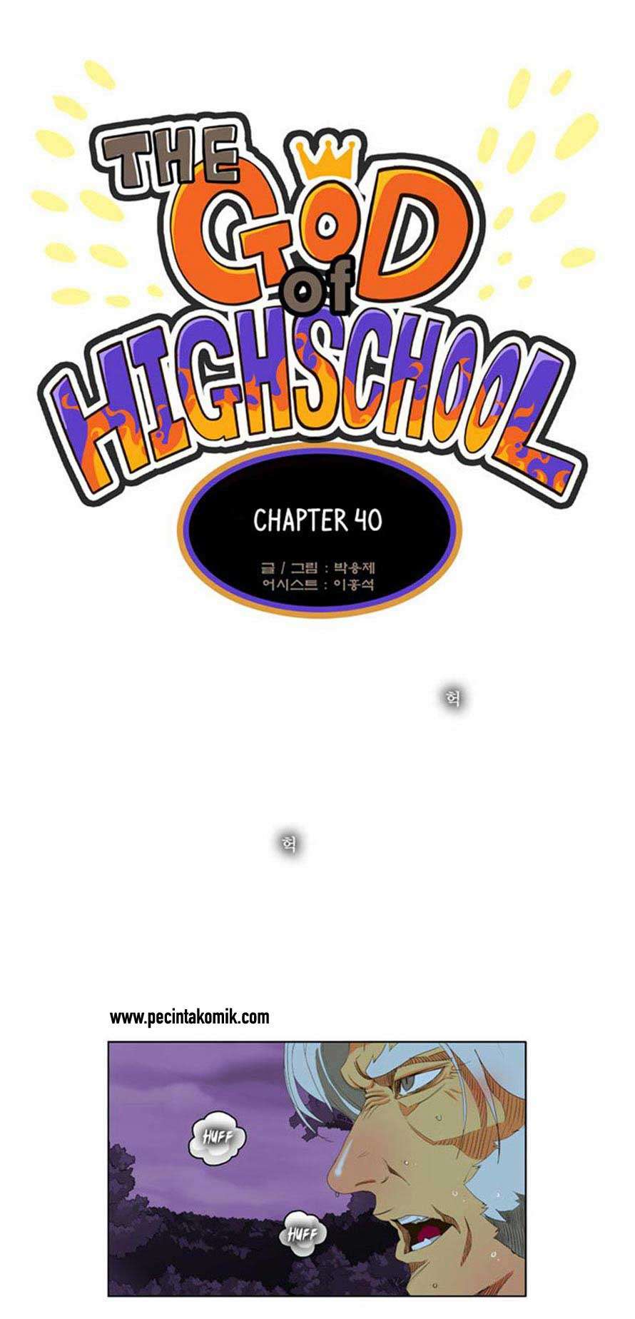 Baca Komik The God of High School Chapter 40 Gambar 1
