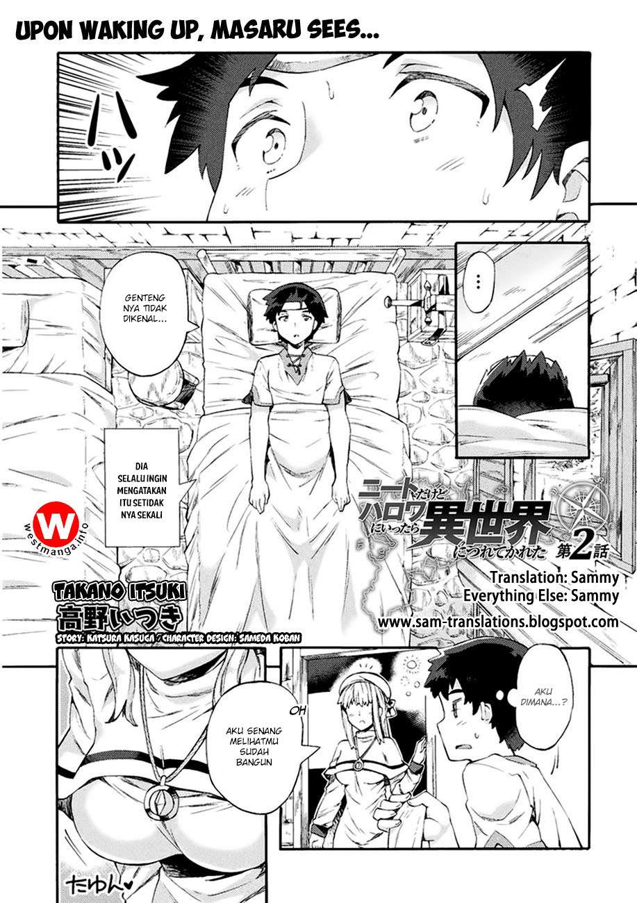 Baca Komik NEET dakedo Hello Work ni Ittara Isekai ni Tsuretekareta Chapter 2 Gambar 1