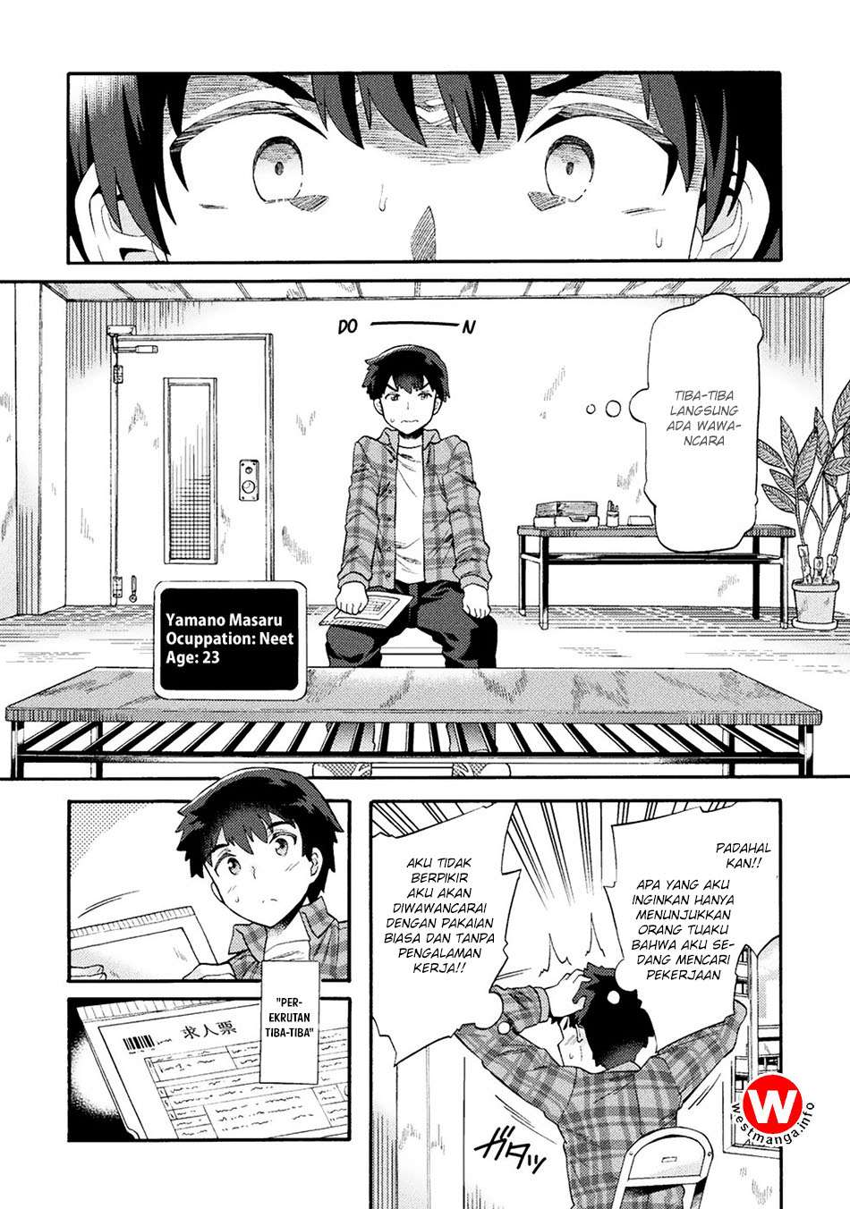NEET dakedo Hello Work ni Ittara Isekai ni Tsuretekareta Chapter 1 Gambar 5