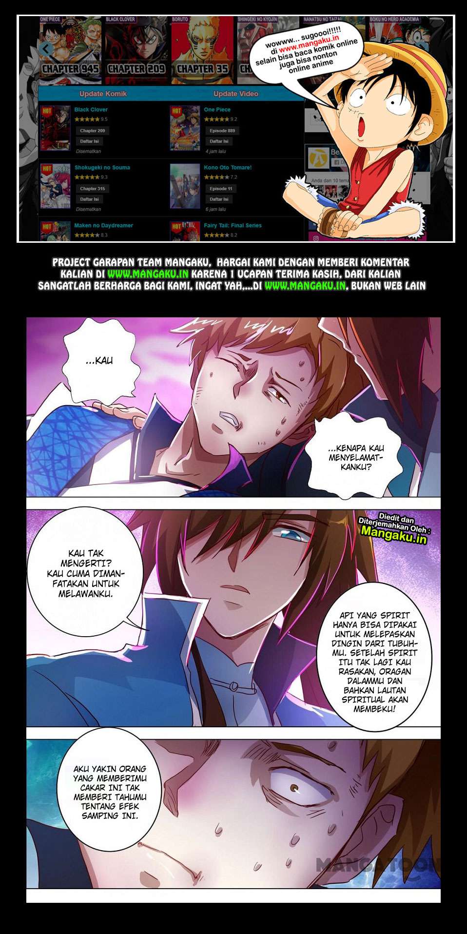 Baca Manhua Spirit Sword Sovereign Chapter 188 Gambar 2