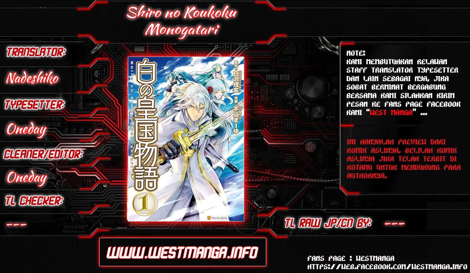 Baca Manga Shiro no Koukoku Monogatari Chapter 61 Gambar 2