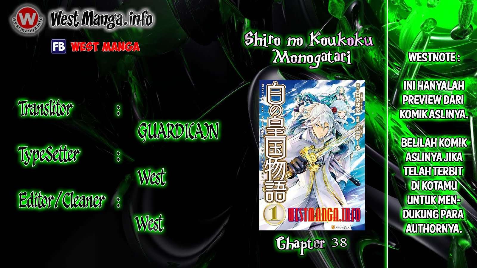 Baca Manga Shiro no Koukoku Monogatari Chapter 38 Gambar 2