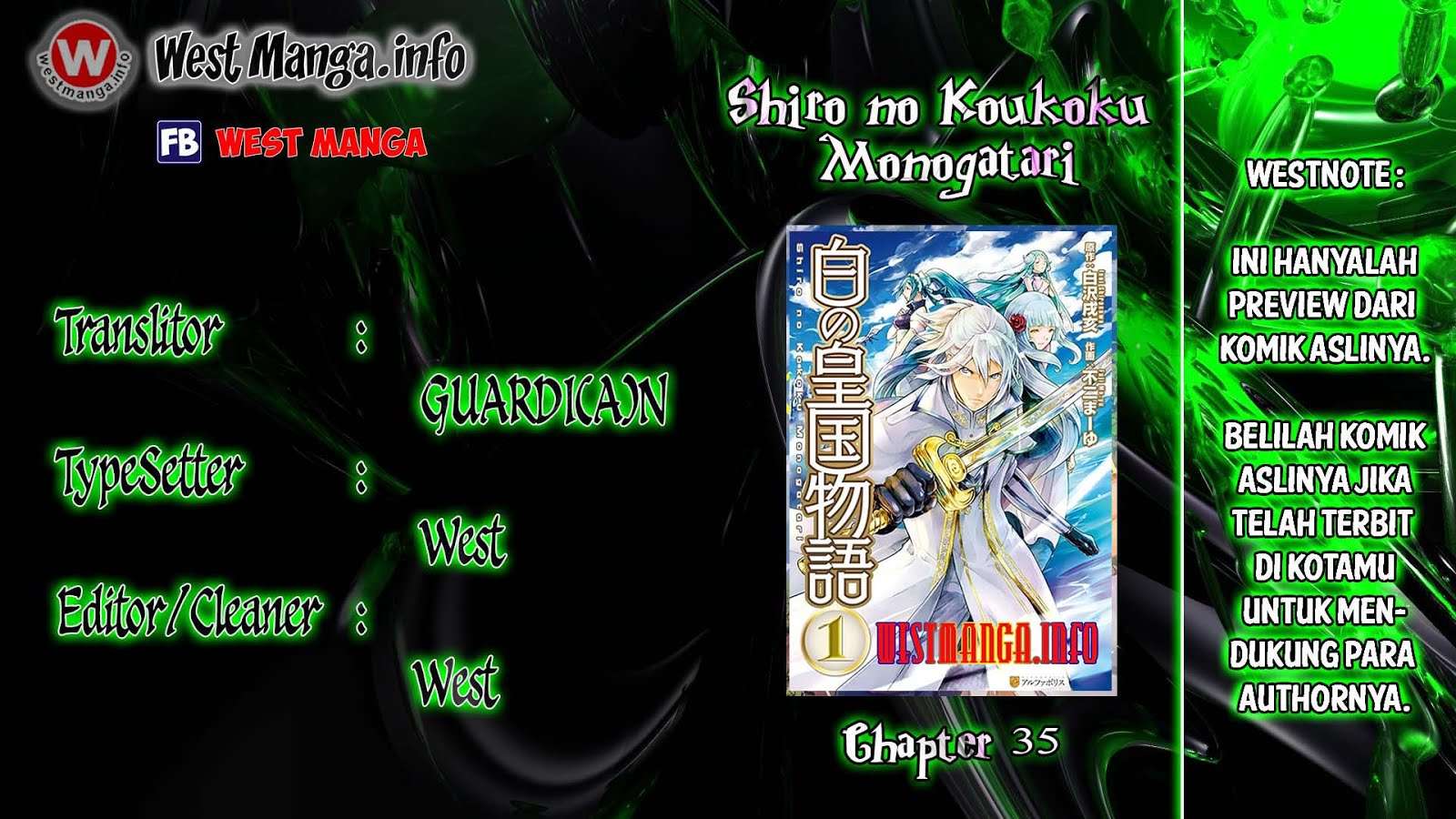 Baca Manga Shiro no Koukoku Monogatari Chapter 35 Gambar 2
